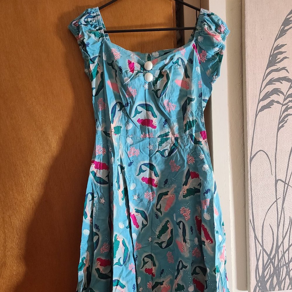 Collectif Mermaid Dolores dress - UK size 14/US 10-12